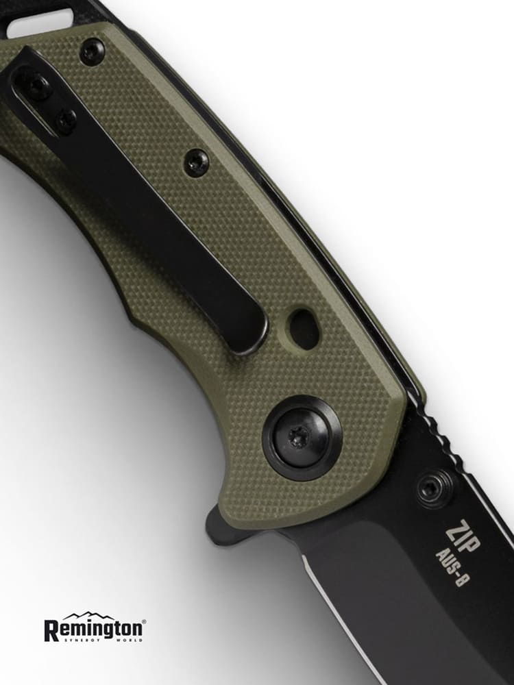 Нож складной туристический Remington Zip Dark Green