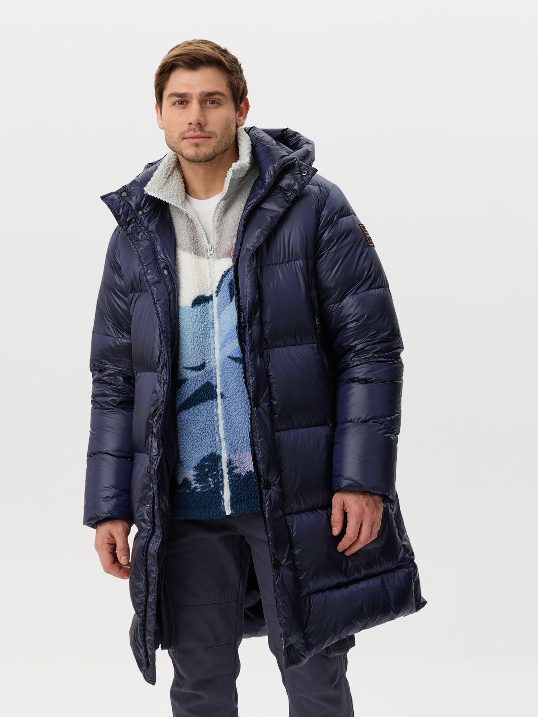 Пальто пуховое мужское Remington DOW3 Hydron Blue