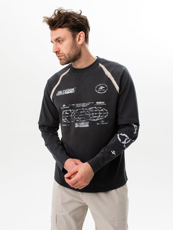 Лонгслив Remington All WORLD Gray