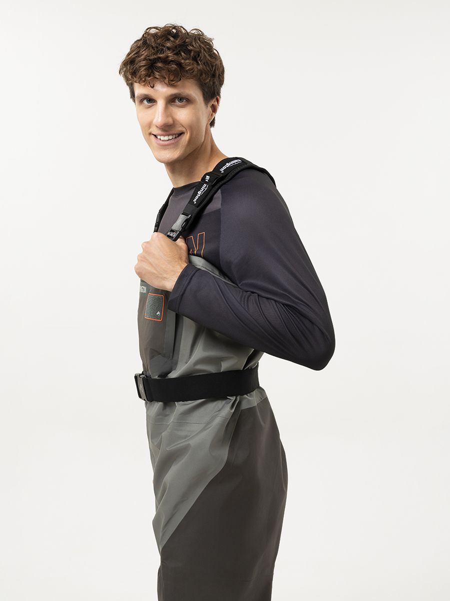 Рыболовные вейдерсы забродные Remington Fishing Rivers Black / Grey