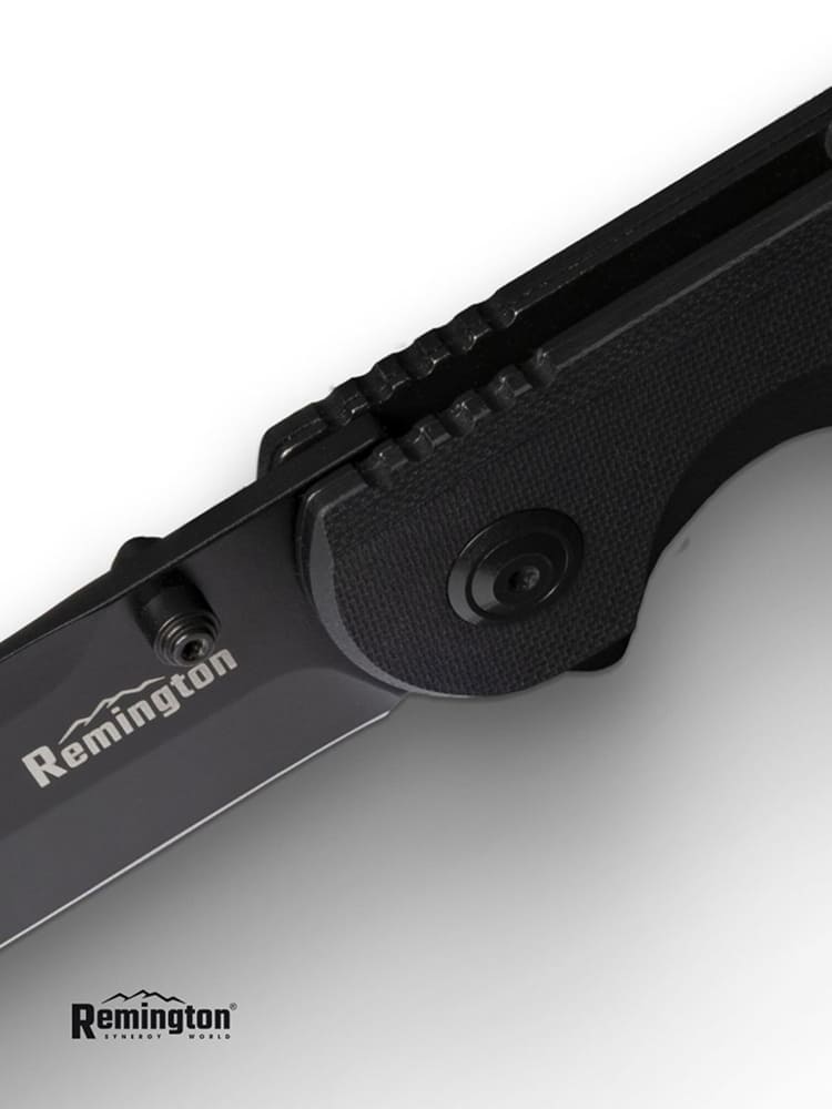 Нож складной туристический Remington Whisper Black