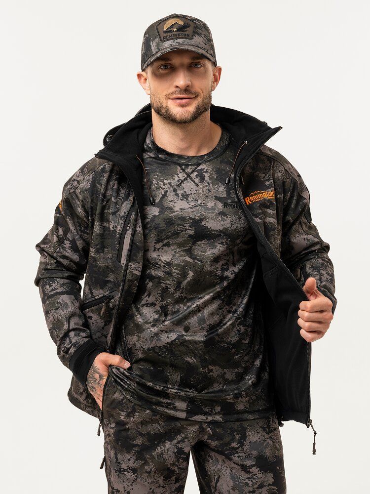 Демисезонный костюм для охоты Remington Himalayan Black Camo