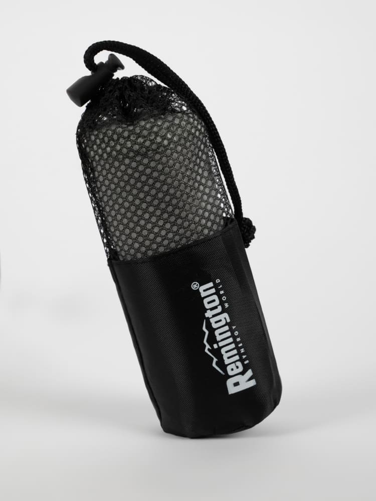 Полотенце Remington из микрофибры, 50*30 см, цвет серый, в сетчатом мешке