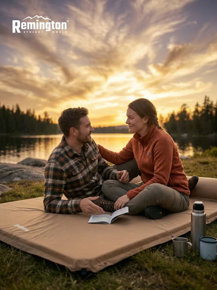 Самонадувающийся коврик Remington 192x132x5 (светло-бежевый)