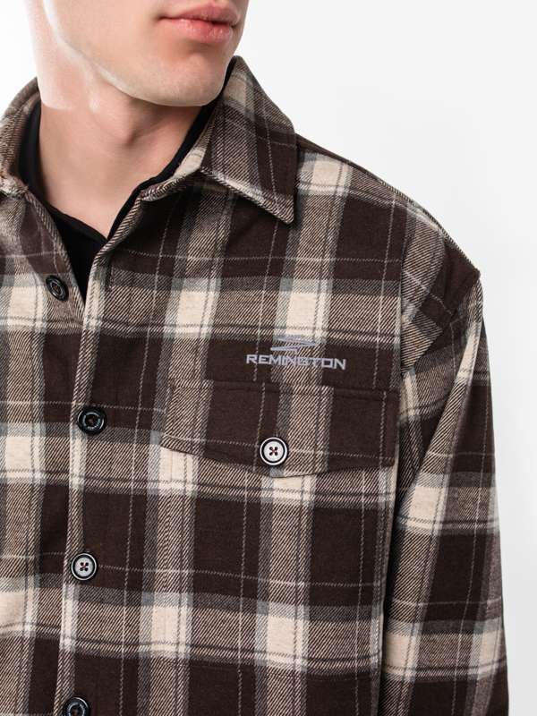 Рубашка мужская Remington Cell Burgundy