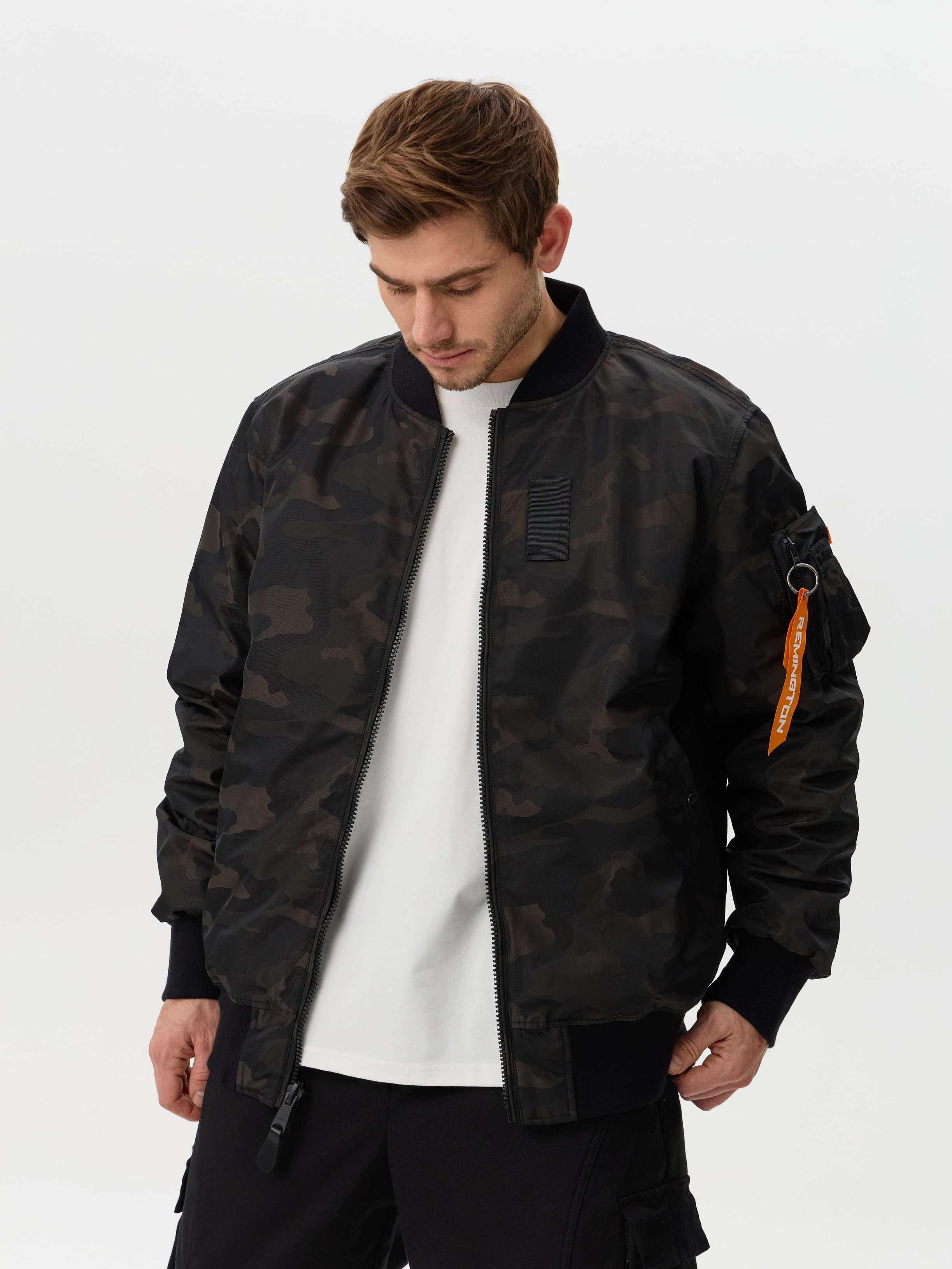 Куртка бомбер двусторонняя Remington Airman Gray