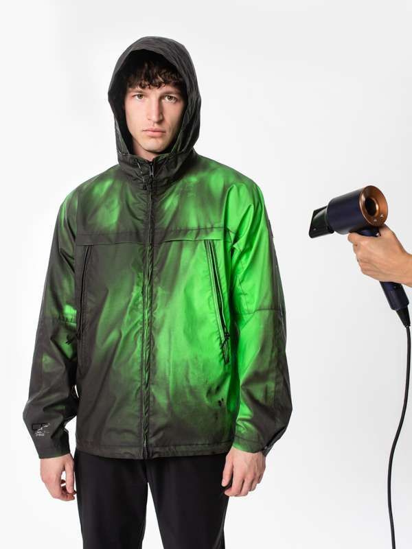 Мужская весенняя куртка хамелеон Remington Chameleon Green, зеленого цвета