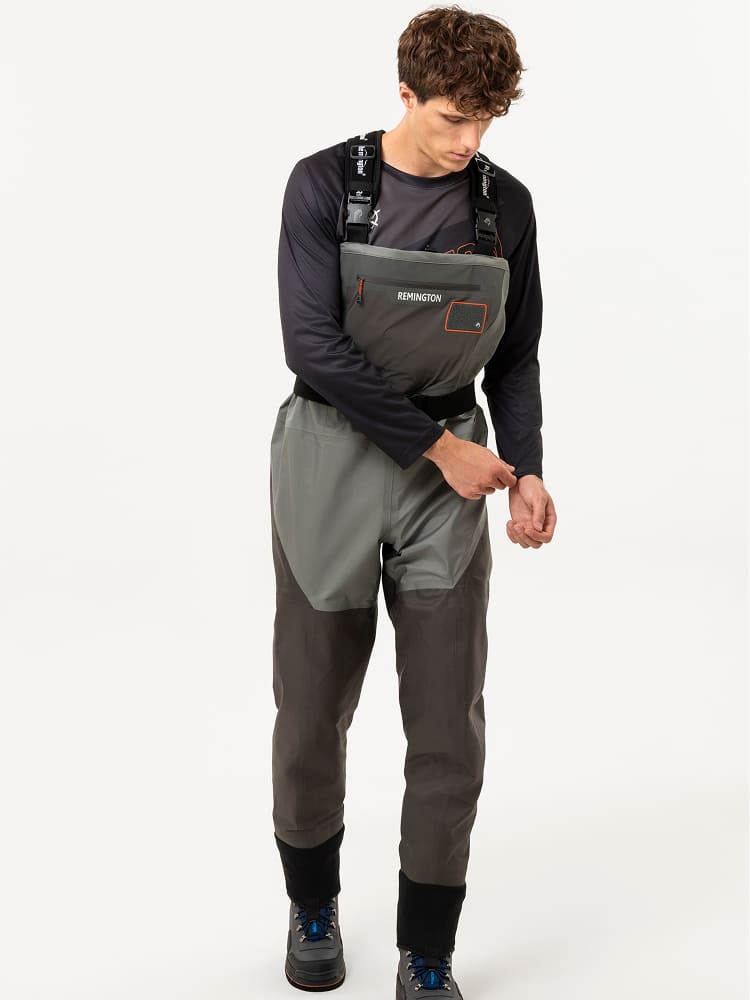 Рыболовные вейдерсы забродные Remington Fishing Rivers Black / Grey