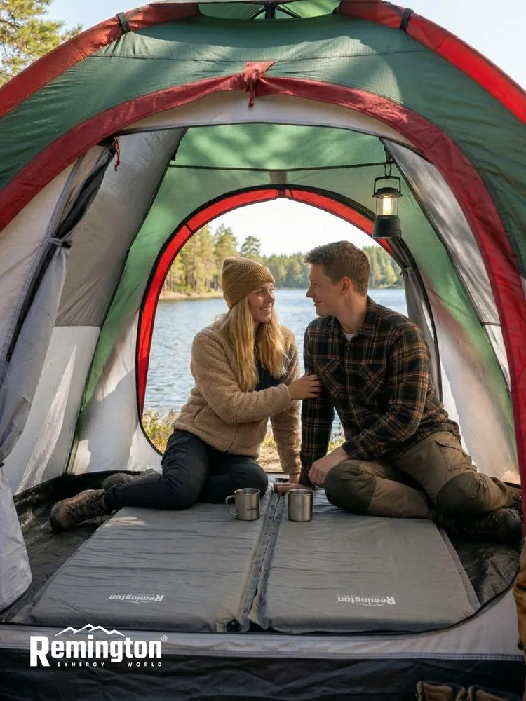 Самонадувающийся коврик Remington 198x63x7 (серый)