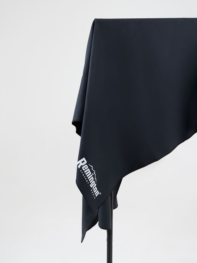 Полотенце Remington из микрофибры, 150*75 см, цвет чёрный, в резиновой коробке