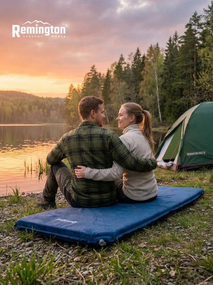 Самонадувающийся коврик Remington 200x66x5 (темно-синий)