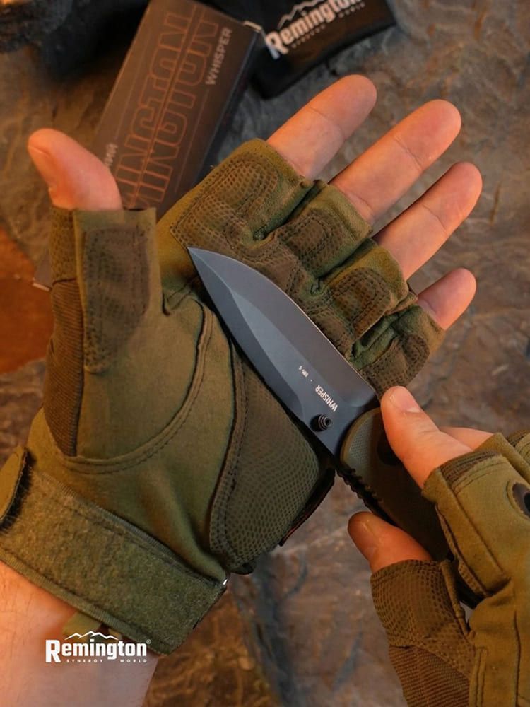 Нож складной туристический Remington Whisper Dark Green