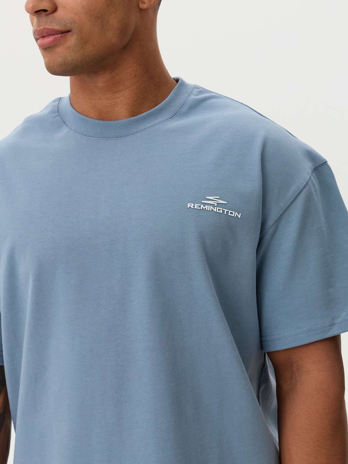 Футболка мужская Remington Casual Blue Light Shade