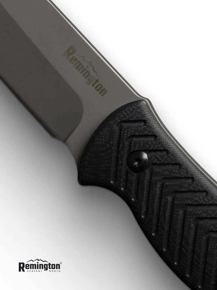Нож туристический с фикс. лезвием Remington Pillar Black