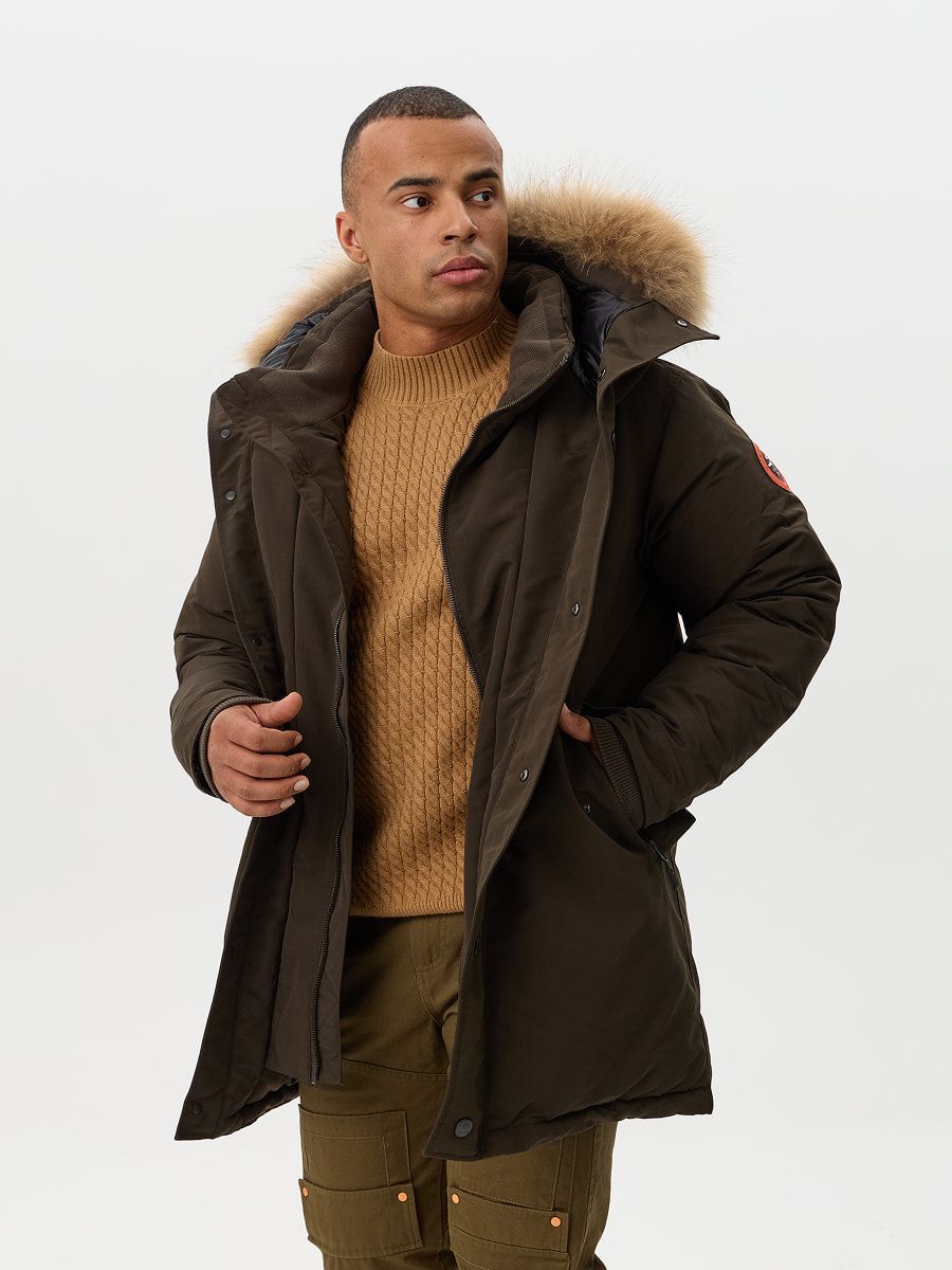 Куртка парка мужская Remington WM1 Brown