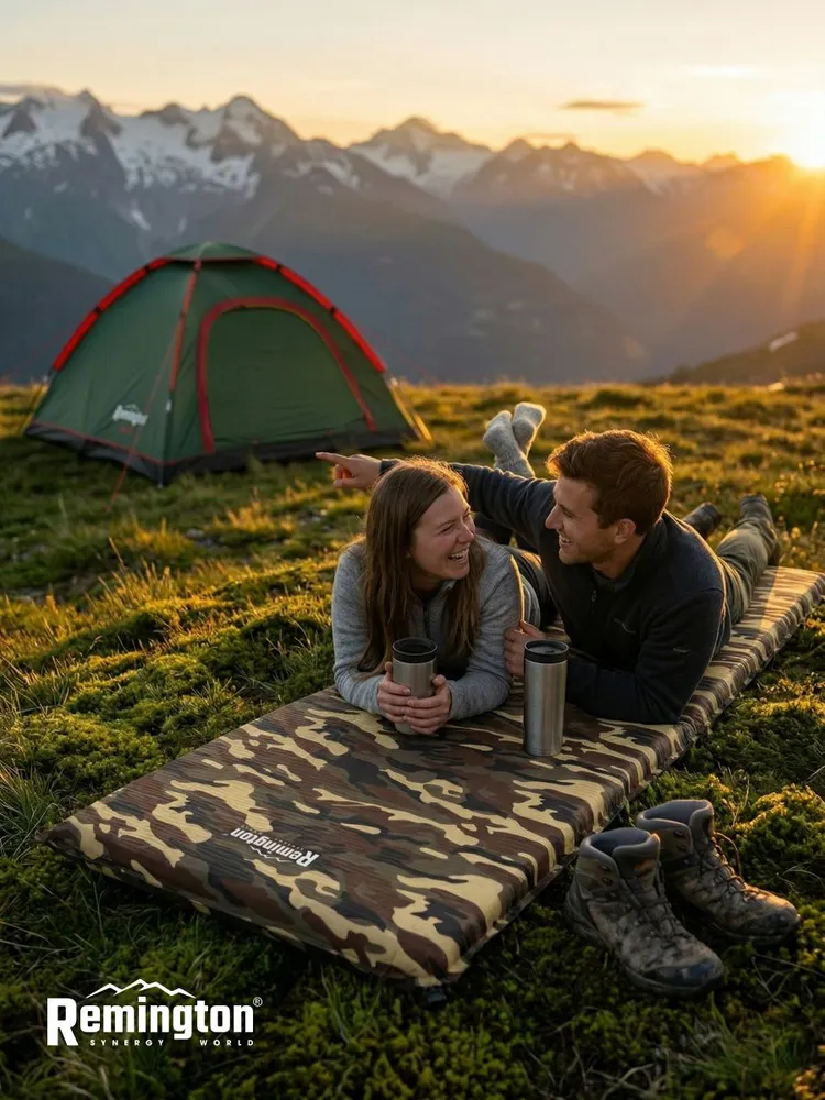 Самонадувающийся коврик Remington 200x66x10 (коричневый)