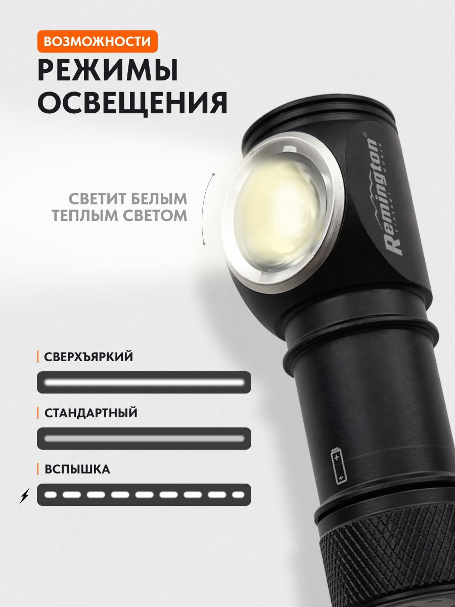 Фонарь налобный Remington GlimPoint Ranger, фото, цена