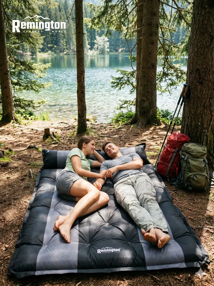 Самонадувающийся коврик Remington 192x132x3 (темно-серый)