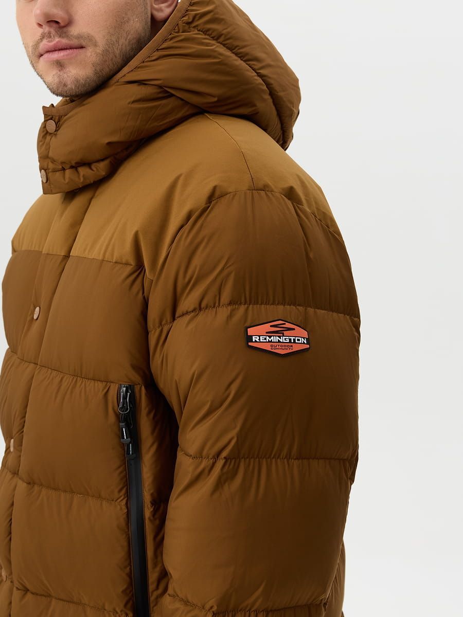 Пальто пуховое мужское Remington DOW2 Anthracene Brown