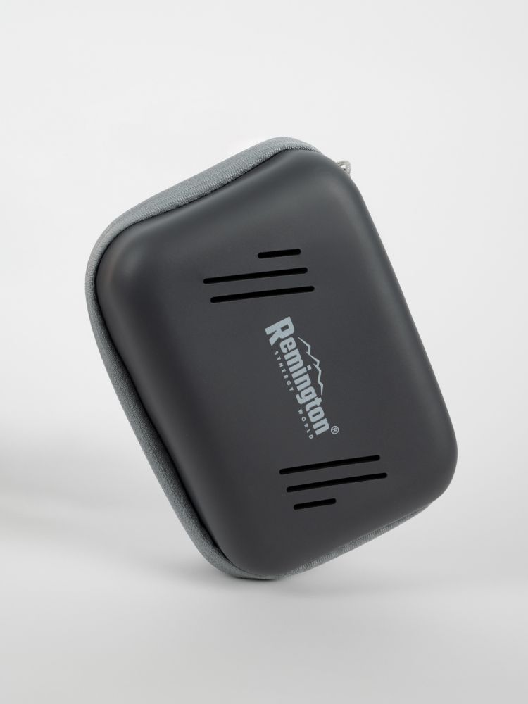 Полотенце Remington из микрофибры, 100*50 см, цвет чёрный, в резиновой коробке