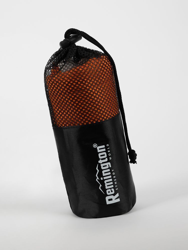 Полотенце Remington из микрофибры, 100*50 см, цвет оранжевый, в сетчатом мешке