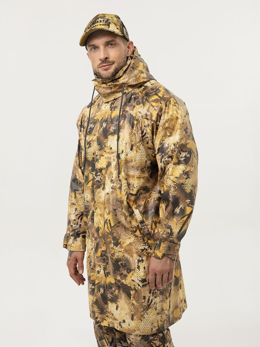 Плащ тент Remington New PU waterproof Yellow Waterfowl Honeycombs