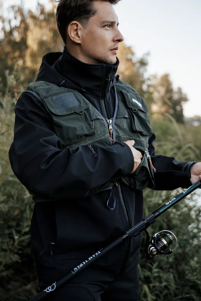 Fishing Remington Balancing Grey — жилет, созданный для удобной рыбалки