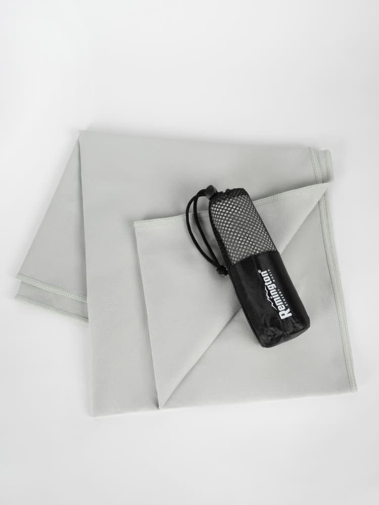 Полотенце Remington из микрофибры, 50*30 см, цвет серый, в сетчатом мешке