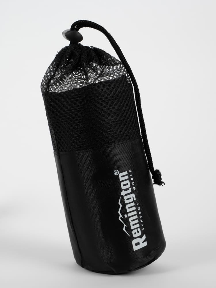 Полотенце Remington из микрофибры, 100*50 см, цвет чёрный, в сетчатом мешке