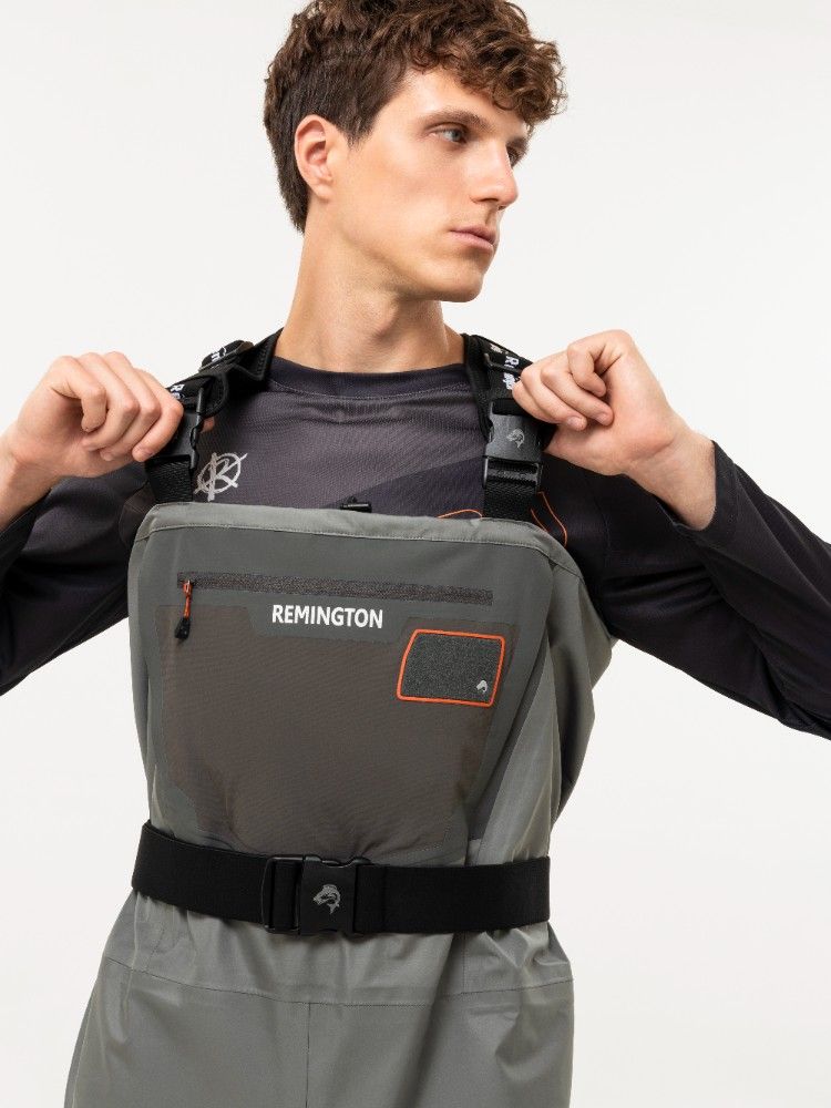 Рыболовные вейдерсы забродные Remington Fishing Rivers Black / Grey