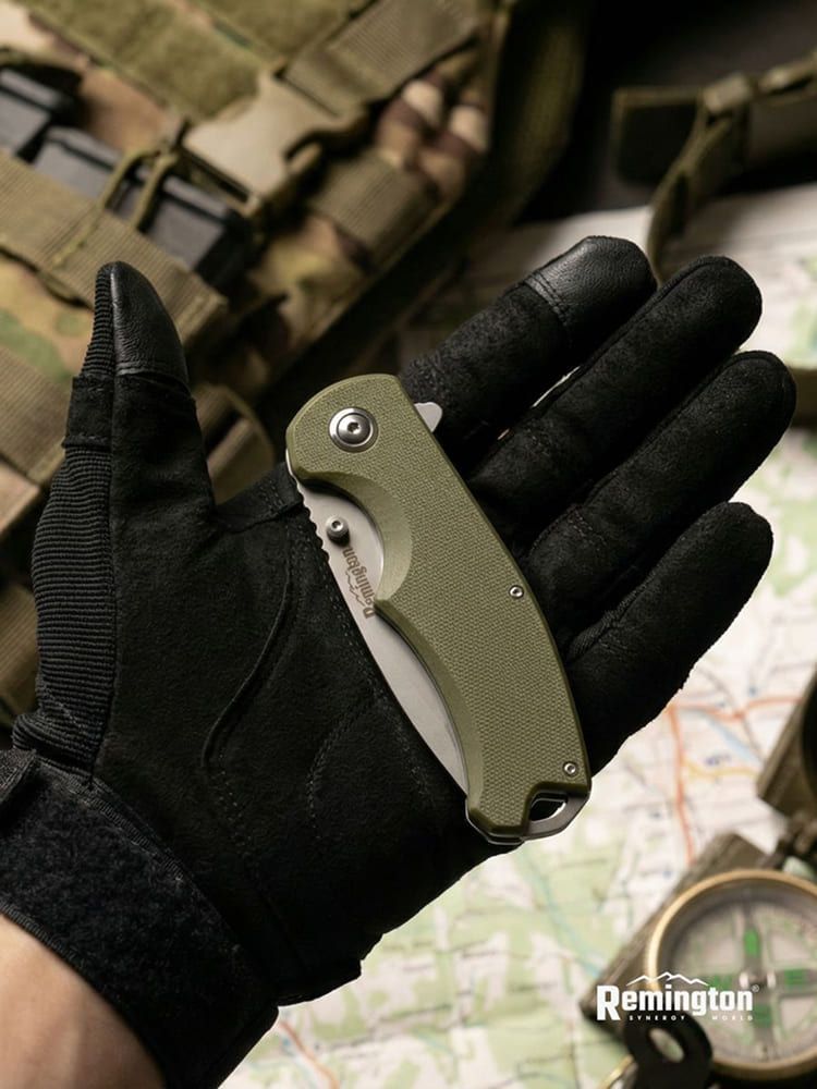 Нож складной туристический Remington Shadow Dark Green