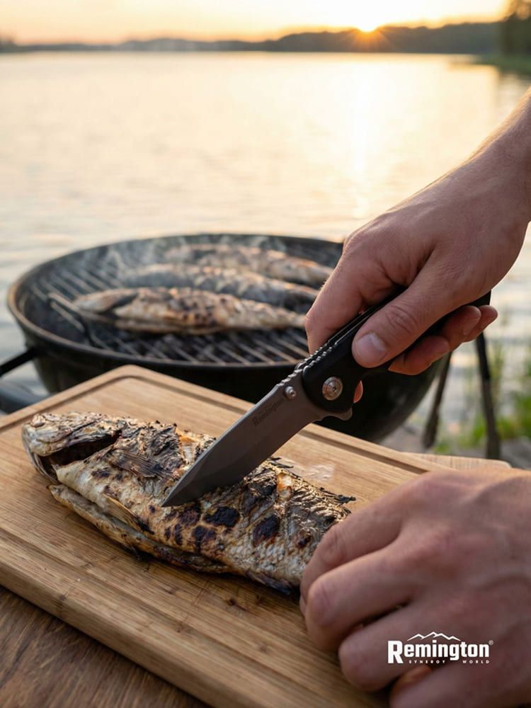 Нож складной туристический Remington Dash Black