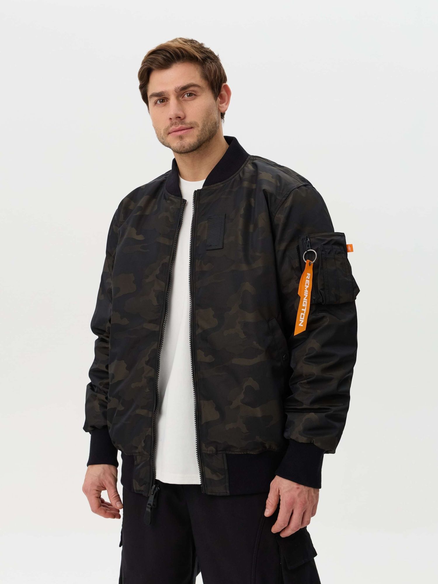 Куртка бомбер двусторонняя Remington Airman Gray