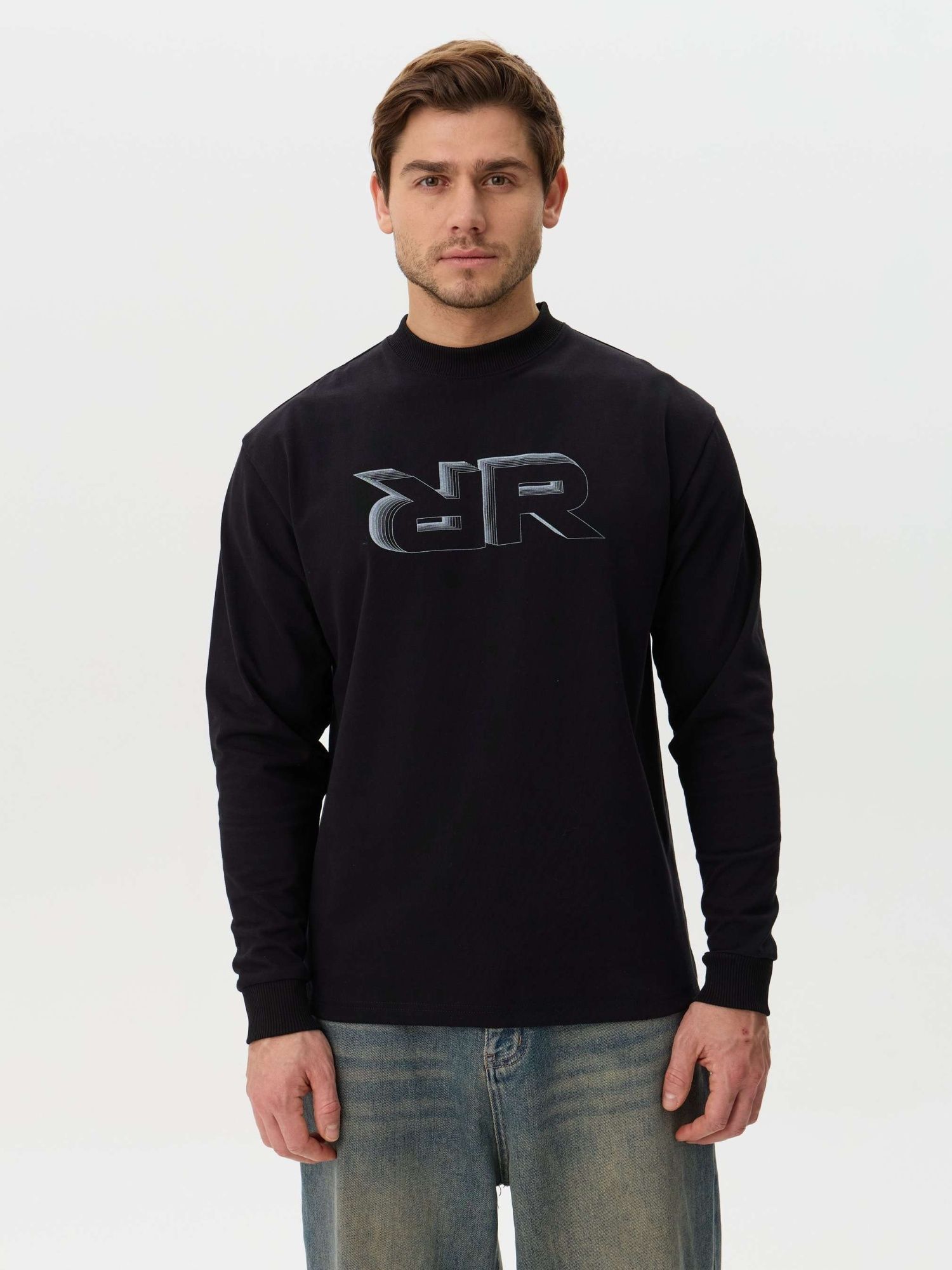 Футболка мужская с длинным рукавом Remington RR Black