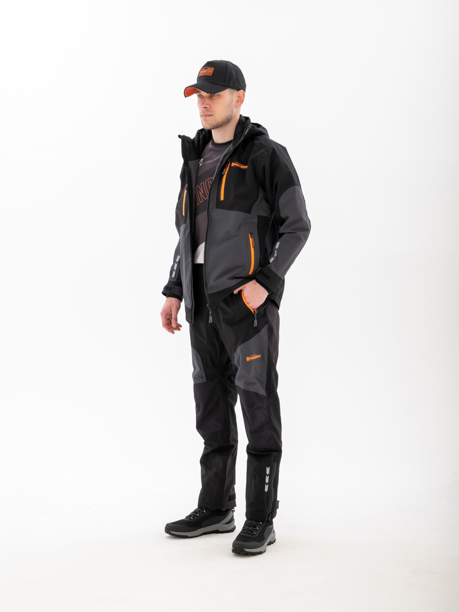 Демисезонный костюм для рыбалки Remington Fishing  Great Take Black, фото, цена в интернет-магазине Remington SW Демисезонный костюм для рыбалки Remington Fishing  Great Take Black, фото, цена