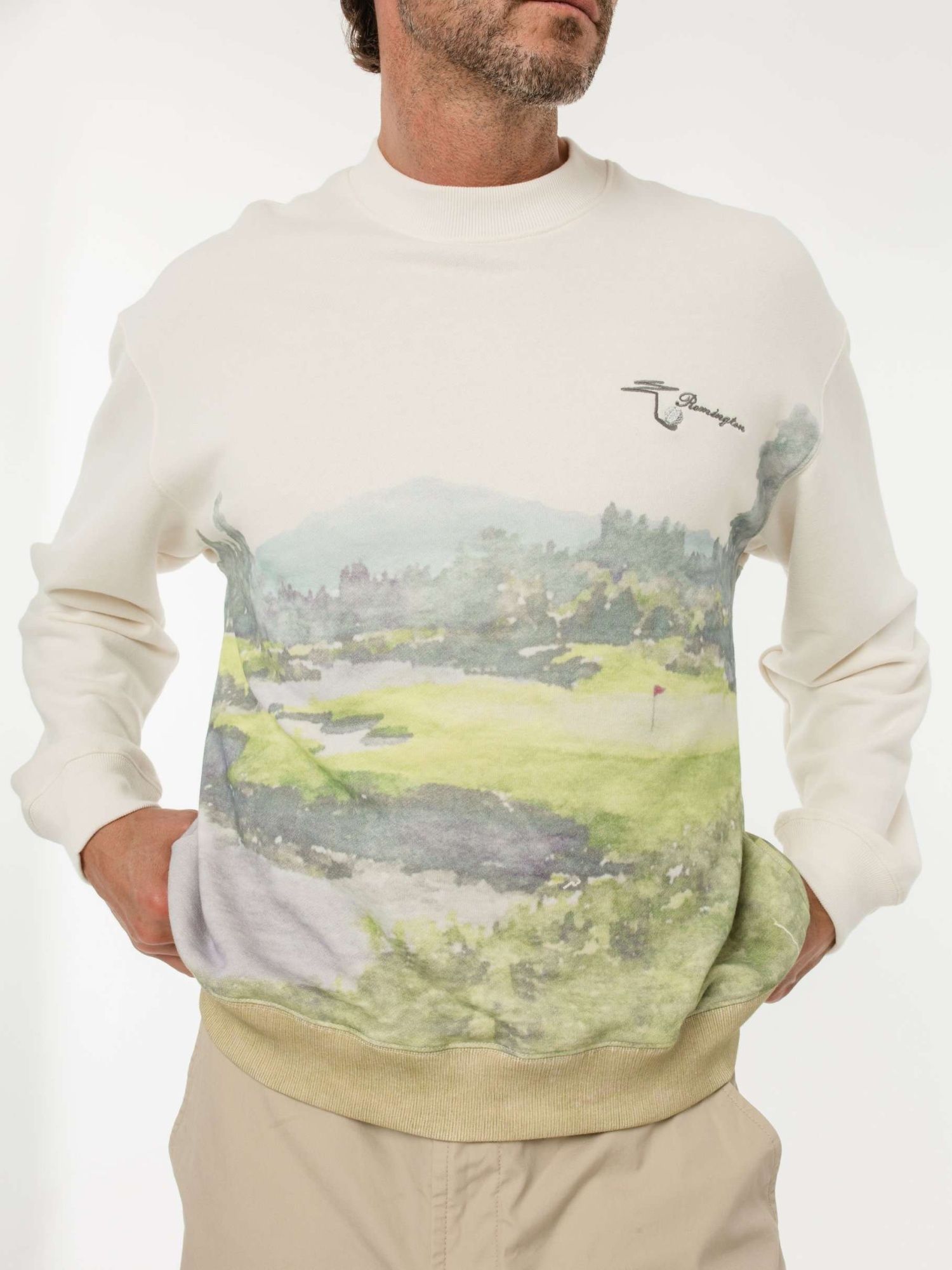 Свитшот Remington Golf Nature Beige