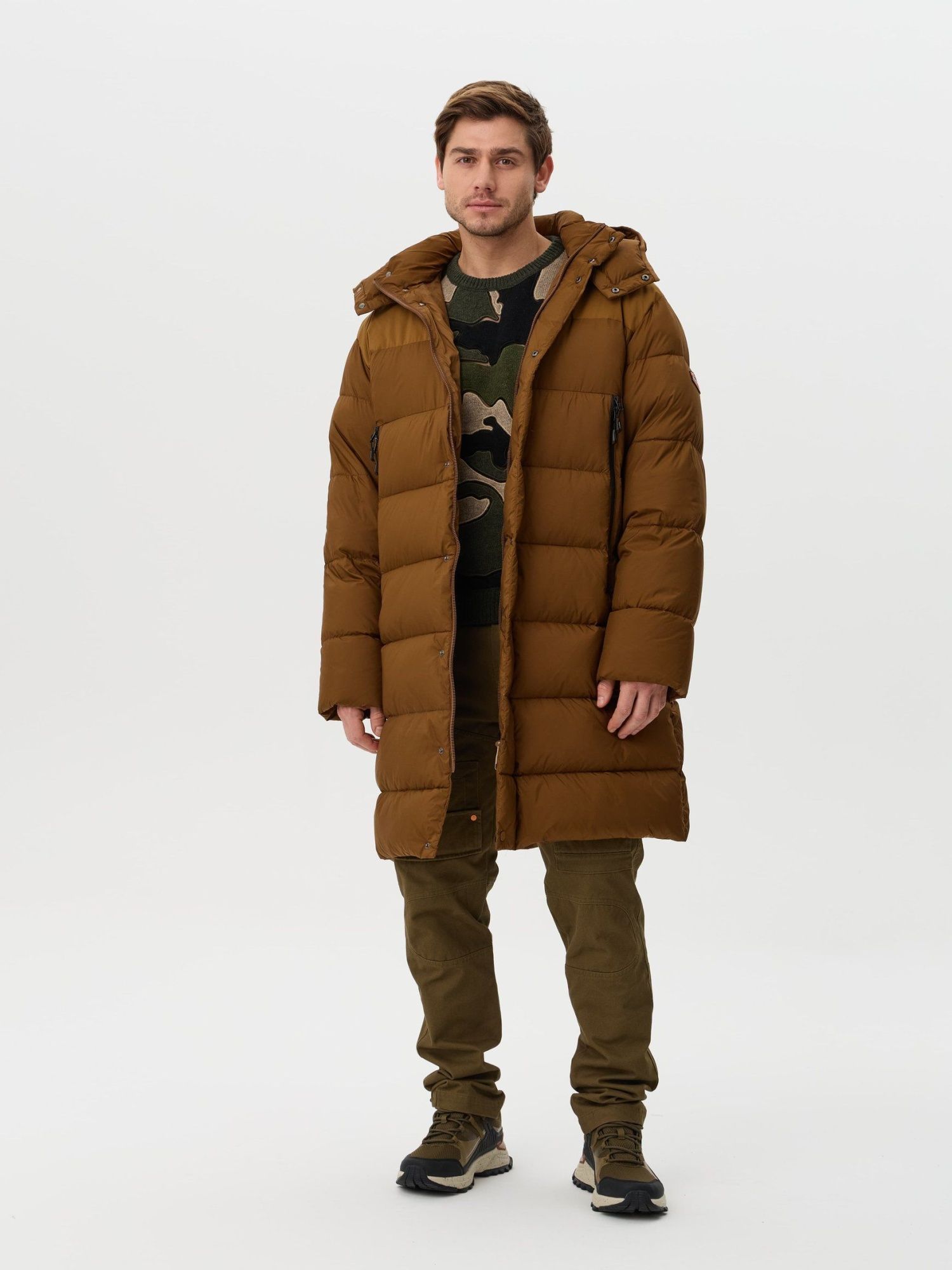 Пальто пуховое мужское Remington DOW2 Anthracene Brown