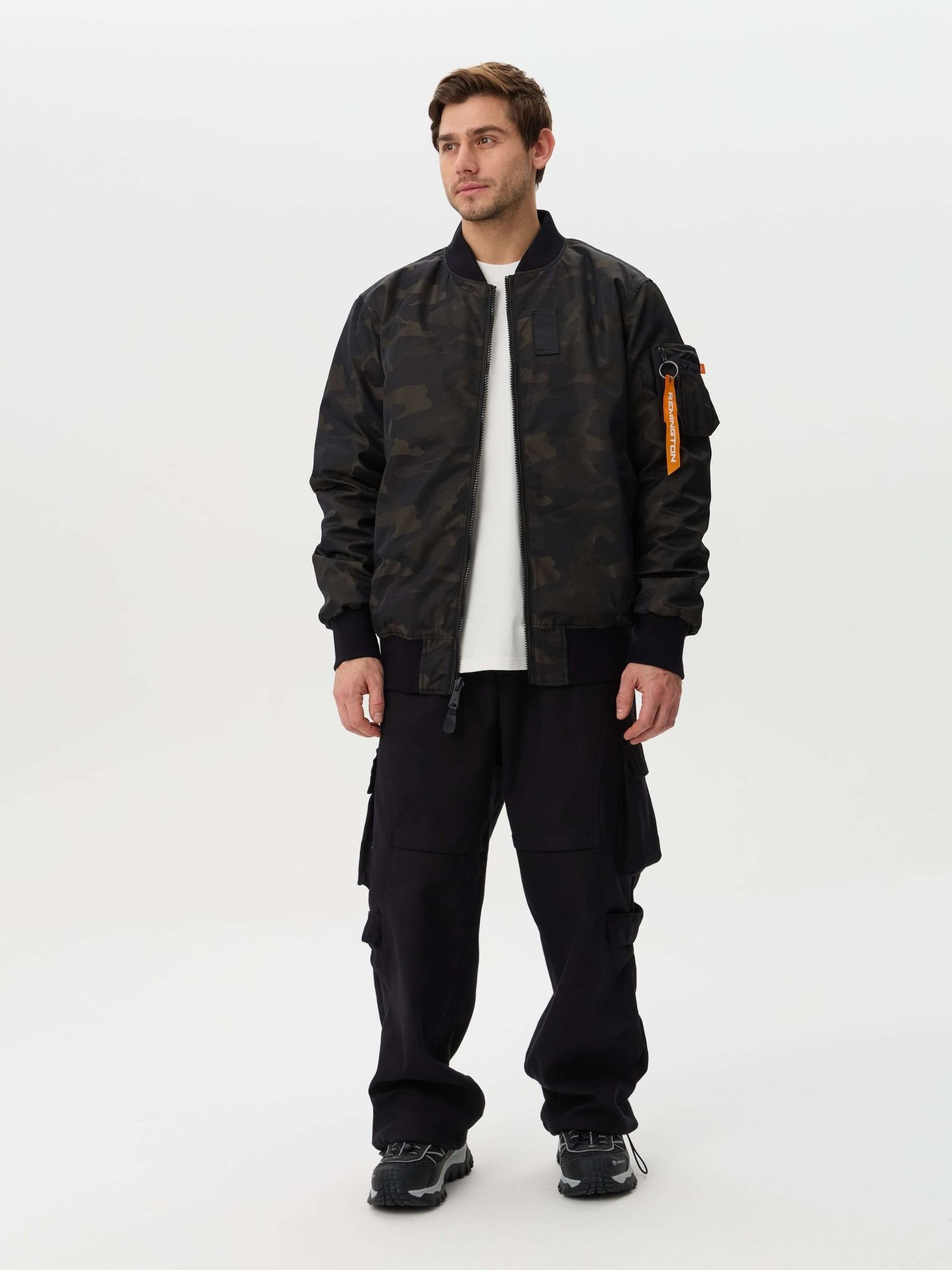 Куртка бомбер двусторонняя Remington Airman Gray