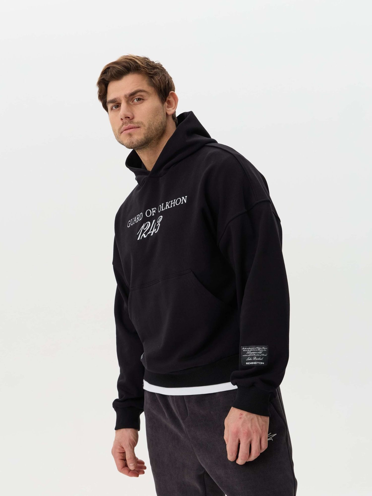 Худи мужская Remington Mountains  Black