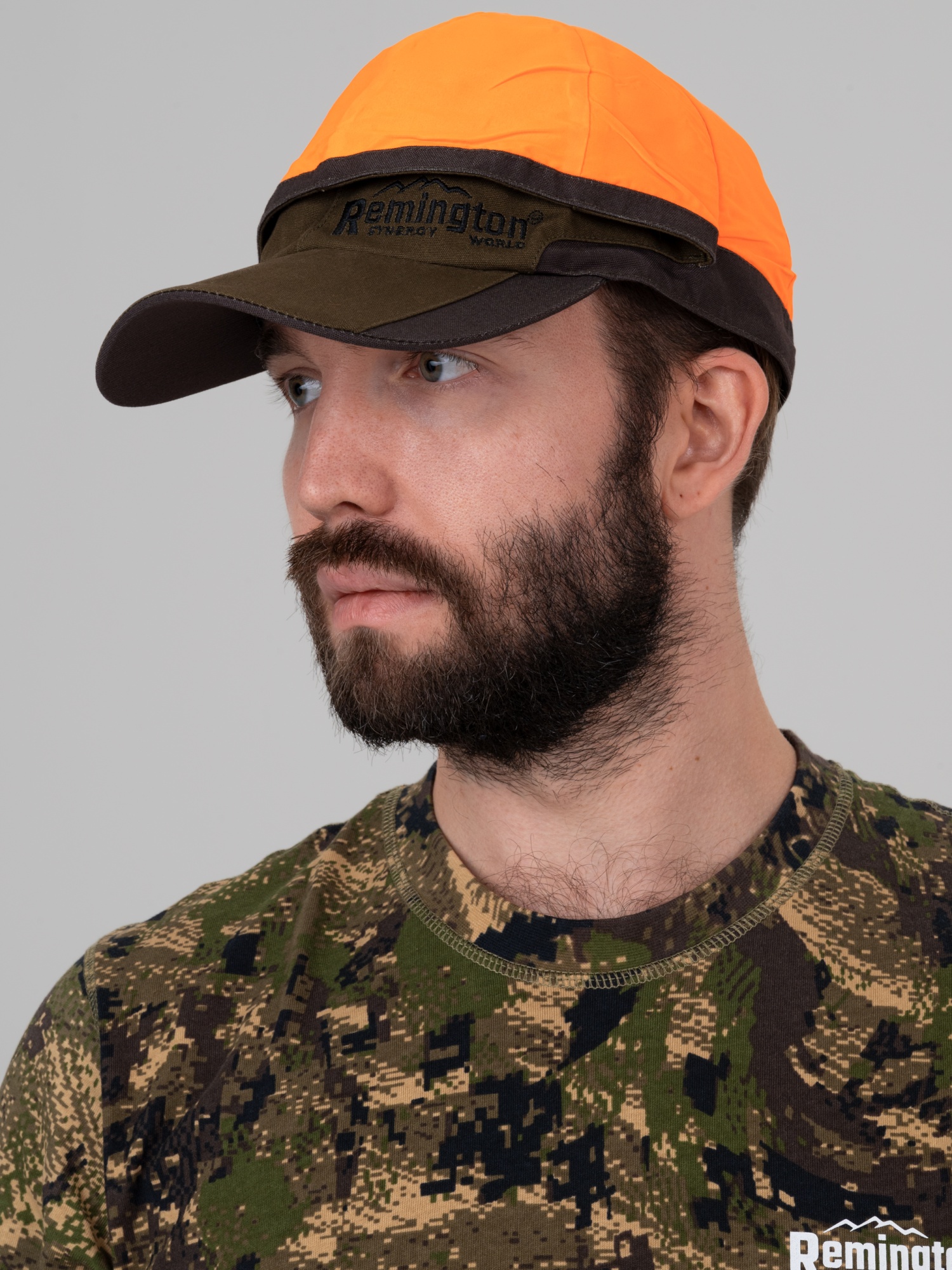 Кепка двусторонняя Remington Signal Green / Orange, фото, цена в интернет-магазине Remington SW Кепка двусторонняя Remington Signal Green / Orange, фото, цена