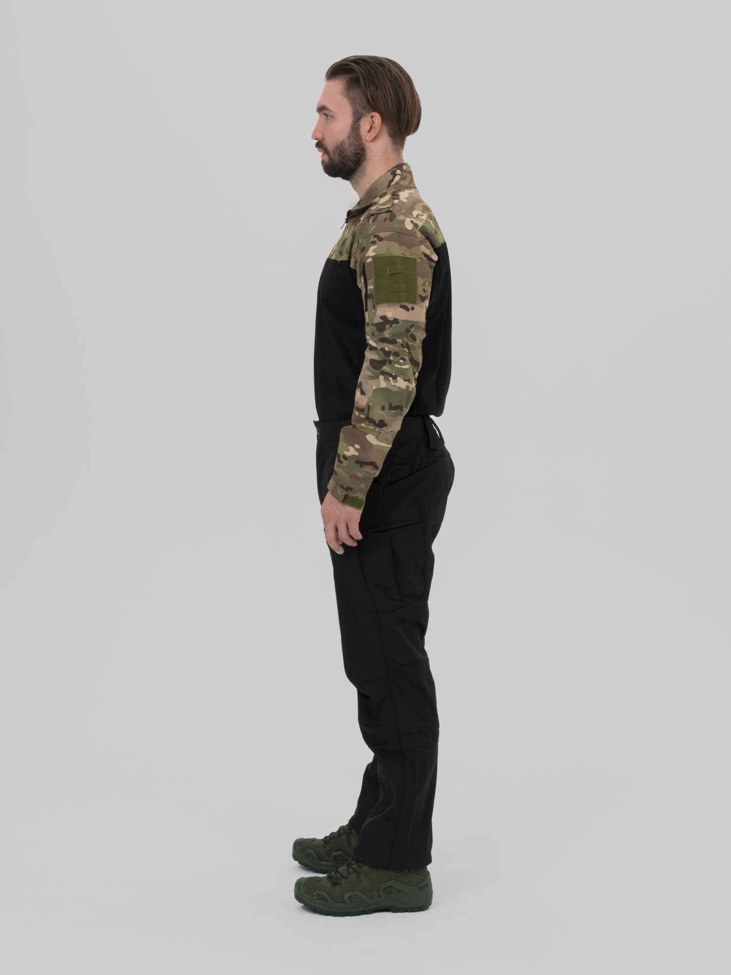 Лонгслив Remington Tactical Frog Long Sleeve Zipper Collar CP, фото, цена в интернет-магазине Remington SW Лонгслив Remington Tactical Frog Long Sleeve Zipper Collar CP, фото, цена