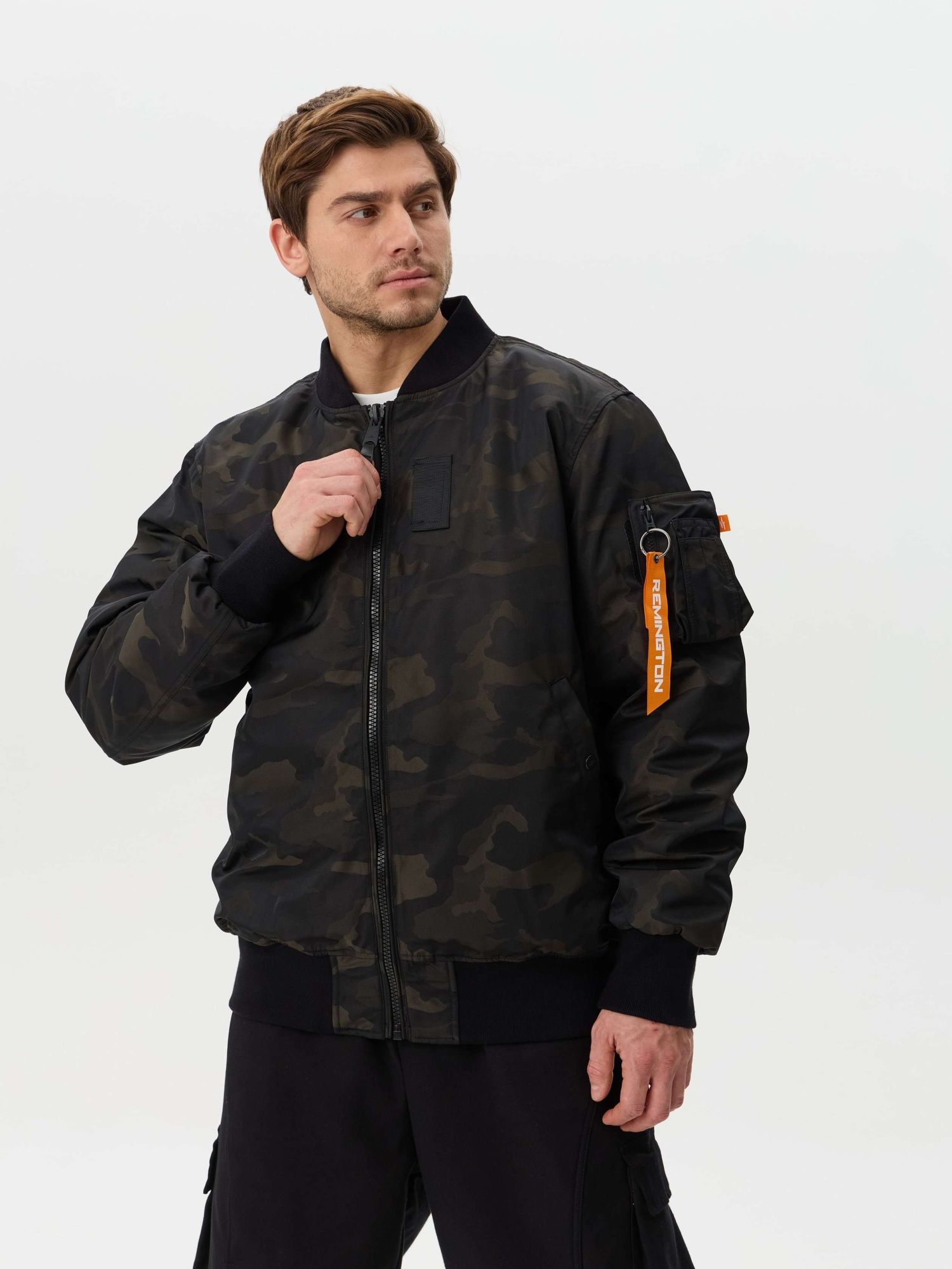 Куртка бомбер двусторонняя Remington Airman Gray