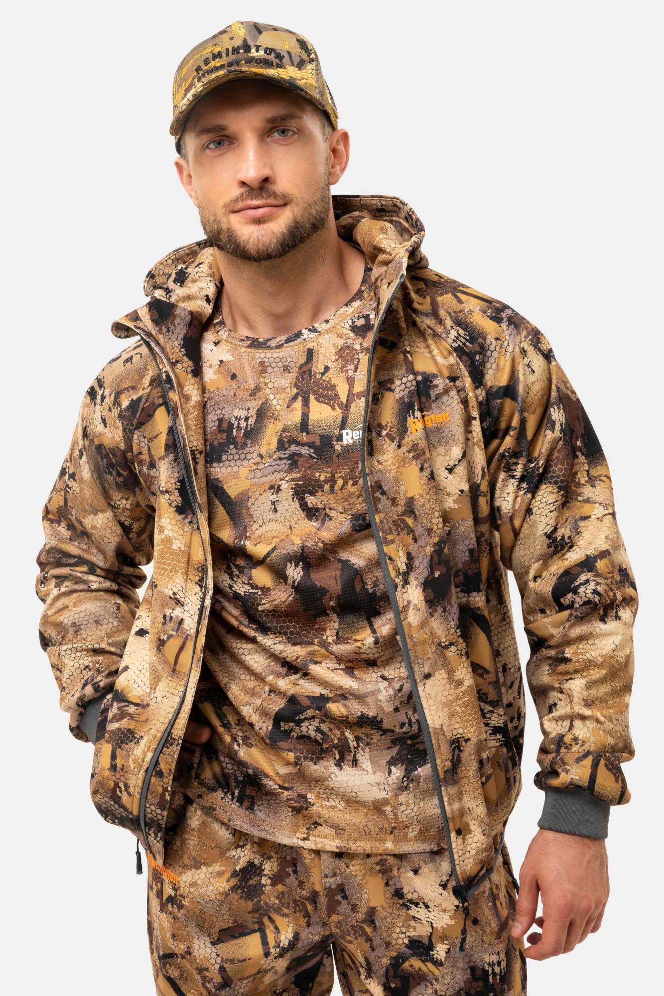 Летний костюм для охоты Remington Alabama Professional  Yellow Waterfowl Honeycombs, фото, цена в интернет-магазине Remington SW Летний костюм для охоты Remington Alabama Professional  Yellow Waterfowl Honeycombs, фото, цена