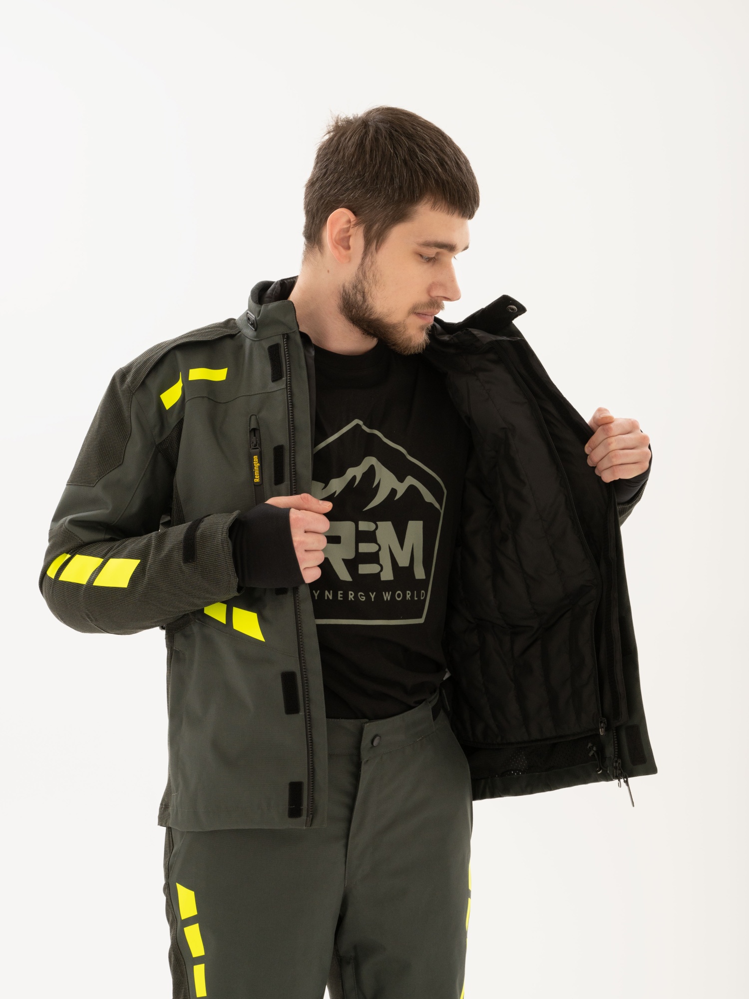 Куртка Remington Moto Traverse Black/Gray, фото, цена в интернет-магазине Remington SW Куртка Remington Moto Traverse Black/Gray, фото, цена