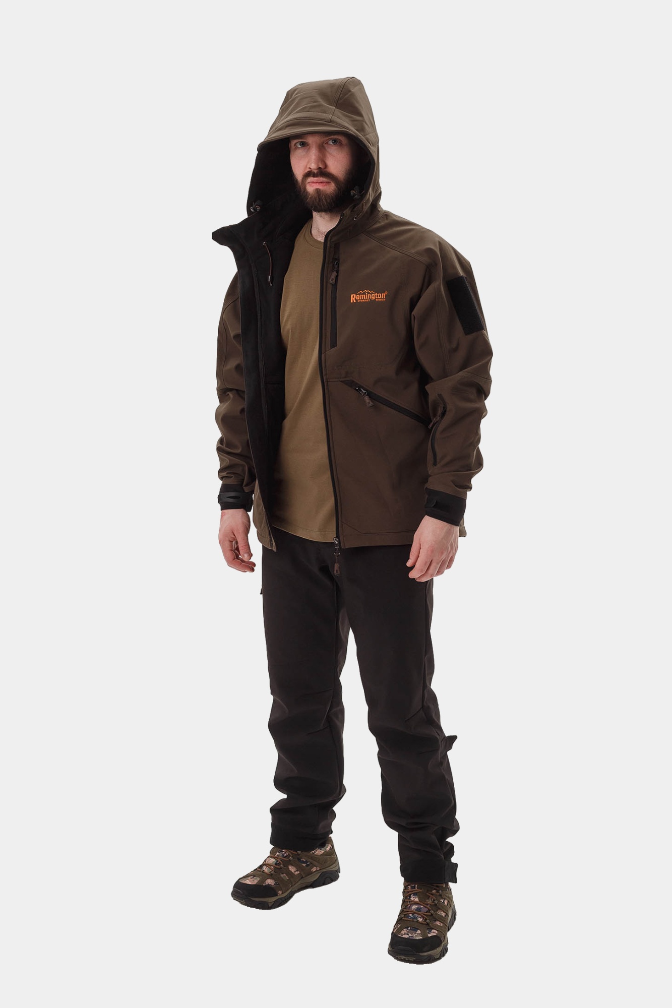 Охотничий костюм демисезонный Remington Himalayan Dark Olive, фото, цена в интернет-магазине Remington SW Охотничий костюм демисезонный Remington Himalayan Dark Olive, фото, цена