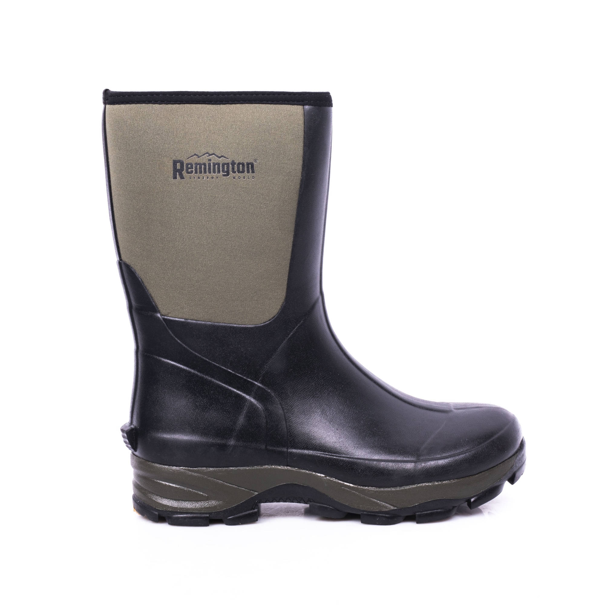 Сапоги для рыбалки демисезонные Remington Men Вallute Boots Black / Green, фото, цена