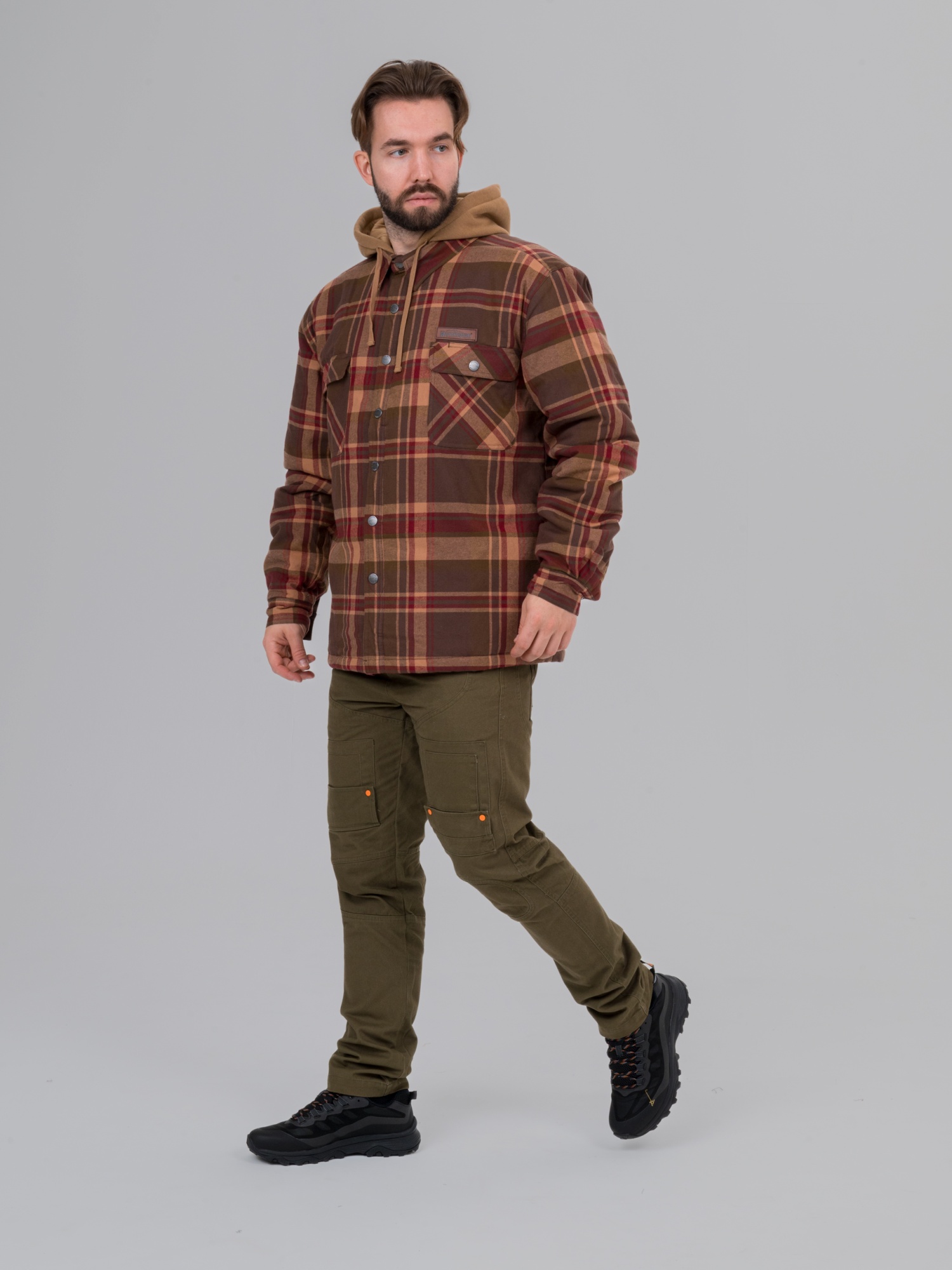 Куртка-рубашка Remington Gangster Walk Brown, фото, цена в интернет-магазине Remington SW Куртка-рубашка Remington Gangster Walk Brown, фото, цена