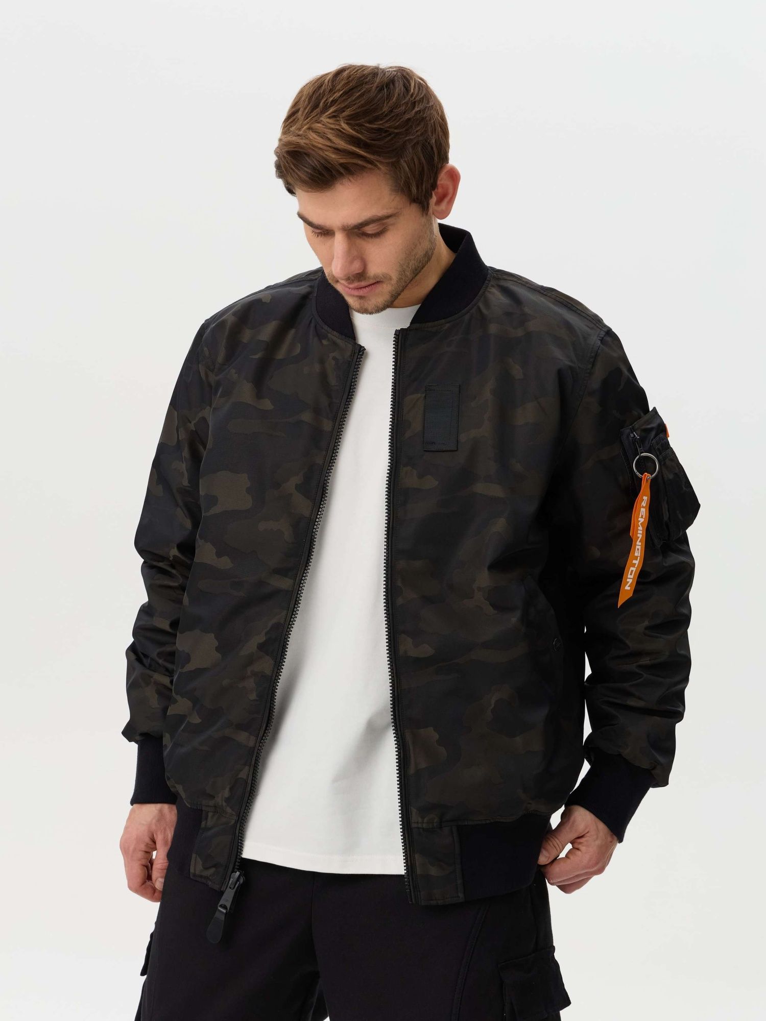 Куртка бомбер двусторонняя Remington Airman Gray