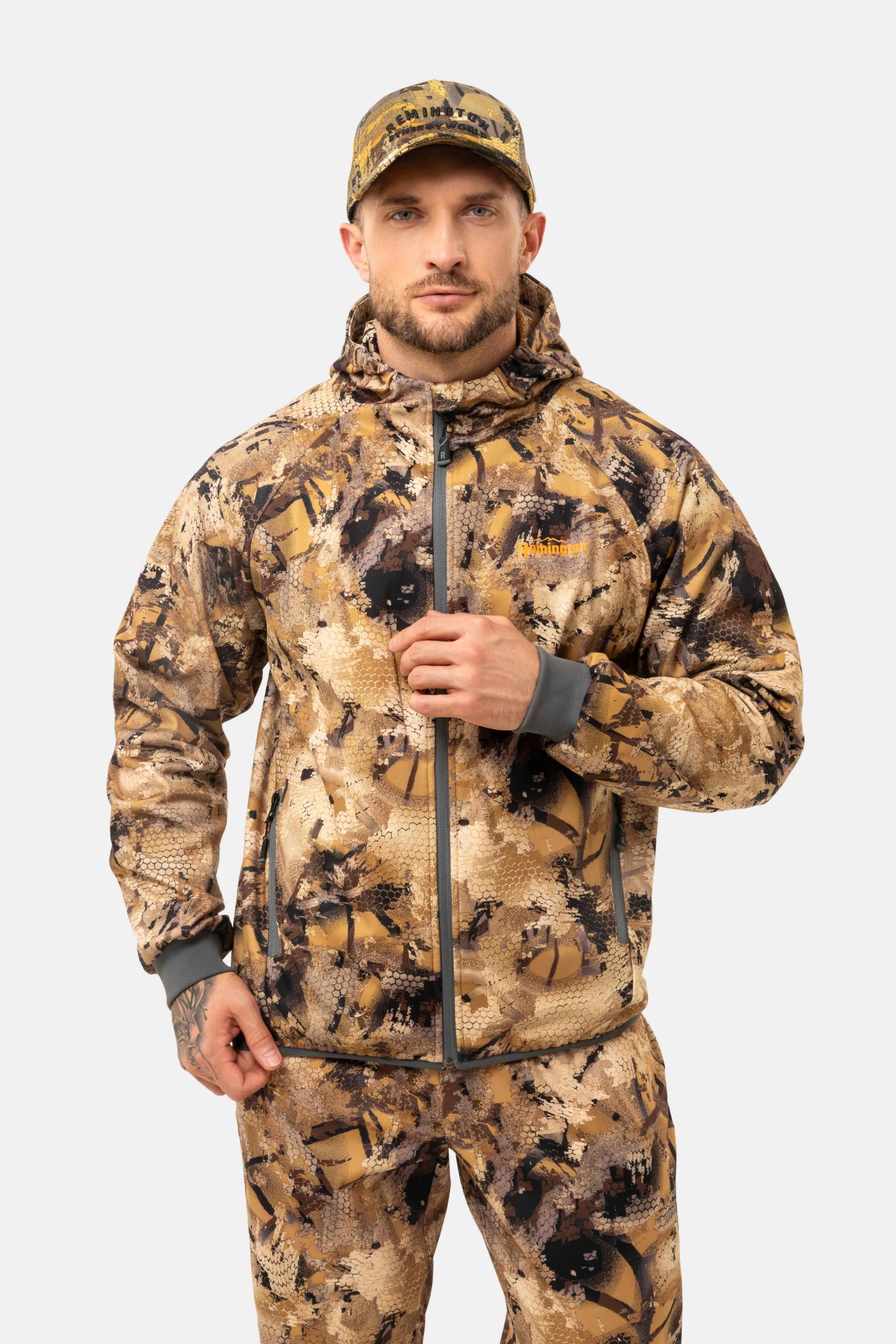 Летний костюм для охоты Remington Alabama Professional  Yellow Waterfowl Honeycombs, фото, цена в интернет-магазине Remington SW Летний костюм для охоты Remington Alabama Professional  Yellow Waterfowl Honeycombs, фото, цена